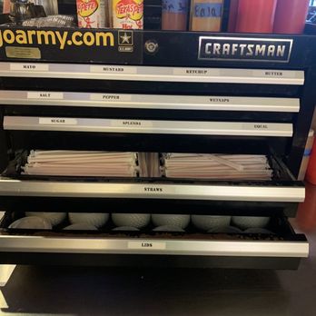 Mission BBQ - Genius! Condiments storage - Barbeque Near Me - Dover, Delaware