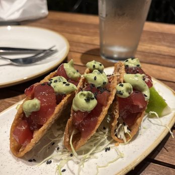 Monkeypod Kitchen by Merriman - Poke Tacos - New American Near Me - Kihei, Hawaii
