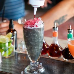 Good Enough Cocktail Club - OST Cocktail in the making