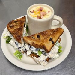 Great Dave’s Coffee - The best chicken salad sandwich and potato soup! You'll love it!