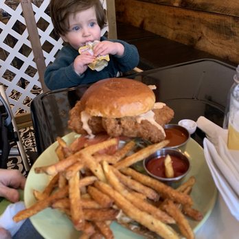 Rhody Roots - Chicken sandwich and Declan on his first birthday - Gluten-Free Near Me - Warren, Rhode Island Rhody Roots - Chicken sandwich and Declan on his first birthday - Gluten-Free Near Me - Warren, Rhode Island