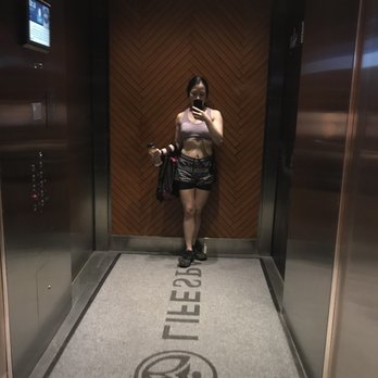 Life Time - In the elevator - Sports Clubs Near Me - New York, New York