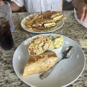 Beach Cafe - Chipotle Caesar wrap and caprese Baguette with chicken added - Breakfast & Brunch Near Me - Myrtle Beach, South Carolina Beach Cafe - Chipotle Caesar wrap and caprese Baguette with chicken added - Breakfast & Brunch Near Me - Myrtle Beach, South Carolina