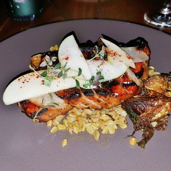 Campfire - Pork Char. It was so dark in the restaurant, I had to use flash! - New American Near Me - Carlsbad, California Campfire - Pork Char. It was so dark in the restaurant, I had to use flash! - New American Near Me - Carlsbad, California