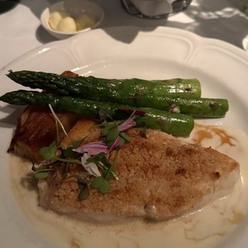 The Sardine Factory - Pan Seared Wild Alaskan Halibut - Steakhouses Near Me - Monterey, California