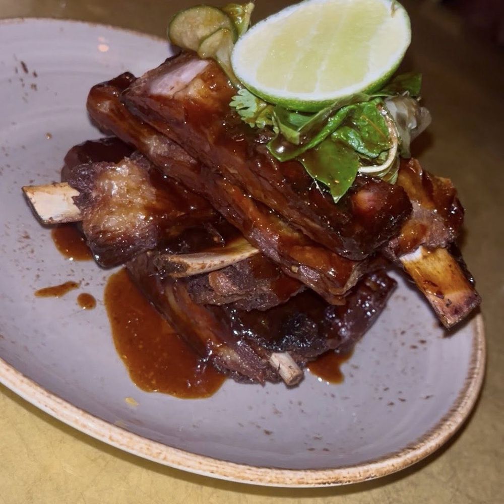 The Tyger - Crispy Lamb Ribs. $38. Very tasty/best dish of the night - Cocktail Bars Near Me - New York, New York The Tyger - Crispy Lamb Ribs. $38. Very tasty/best dish of the night - Cocktail Bars Near Me - New York, New York
