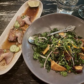 Beatnik On The River - yellowtail tiradito & kale fattoush - Cocktail Bars Near Me - Chicago, Illinois Beatnik On The River - yellowtail tiradito & kale fattoush - Cocktail Bars Near Me - Chicago, Illinois