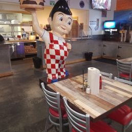 Big Boy inside the restaurant