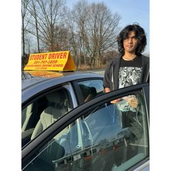 Golden Wheel Driving School - Congratulations to another successful student from Golden Wheel Driving School! Our student is pictured after completing a...