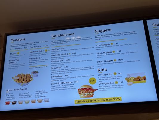 Menu photo 7 Starbird Chicken Sunnyvale, CA