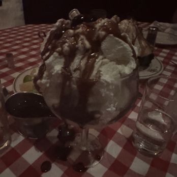 Manny's Steakhouse - Dessert! Ice cream sundae - Steakhouses Near Me - Minneapolis, Minnesota