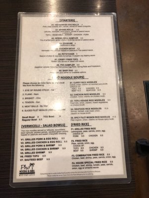 Menu photo 8 Pho Noodle & Grill Fort Worth, TX