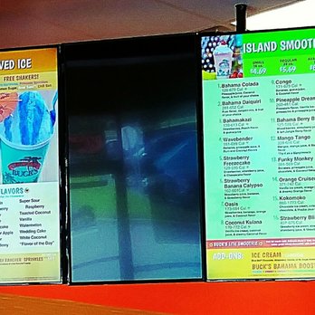 Bahama Buck's - Trinity - The store menu (can also be found at https://bahamabucks.com/menu/index.html) - Desserts Near Me - Trinity, Florida Bahama Buck's - Trinity - The store menu (can also be found at https://bahamabucks.com/menu/index.html) - Desserts Near Me - Trinity, Florida