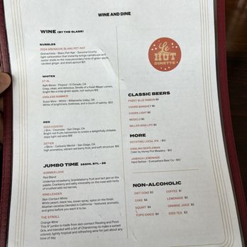 Le Hut Dinette - Drink menu (not available during breakfast) - Wine Bars Near Me - Santa Ana, California Le Hut Dinette - Drink menu (not available during breakfast) - Wine Bars Near Me - Santa Ana, California