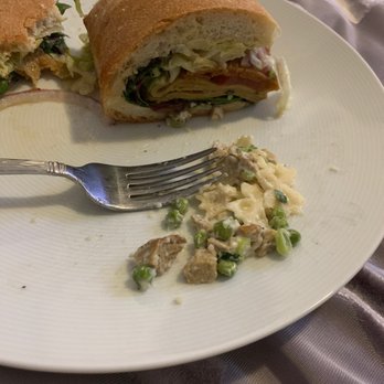 NoButcher - Italian sandwich with NoTurkey Bowtie Salad - Delis Near Me - Las Vegas, Nevada
