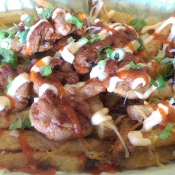Bumblebees BBQ and Grill - K pop fries fried extra crispy with spicy pork - New American Near Me - Midvale, Utah