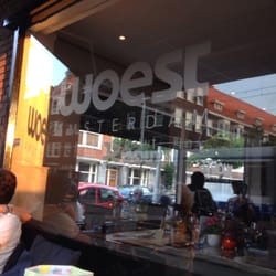 Woest - If it is a nice evening get on the street terrace