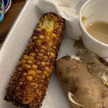 Mark's Feed Store - Burned corn on the cob. - Barbeque Near Me - New Albany, Indiana