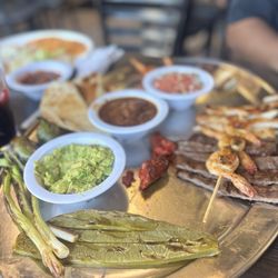 La Tapatia Taqueria Y Mariscos - Parrillada with homemade tortillas