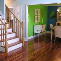 Dynamic Flooring - Tigerwood Floor & Staircase - Burlington Twp., NJ