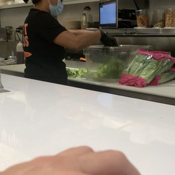 Carrot Express - Let's skip a few steps, nobody will notice!!  From the bag right into the Cambro container!!!  FRom the bag to your salad/wrap!! - Juice Bars & Smoothies Near Me - Miami, Florida