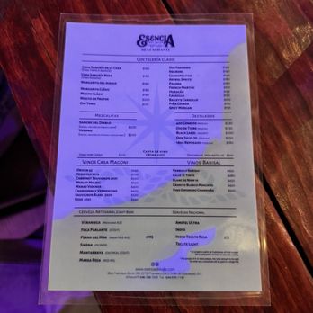Esencia del Valle - Menu - Seafood Near Me - Valle de Guadalupe, BCN Esencia del Valle - Menu - Seafood Near Me - Valle de Guadalupe, BCN