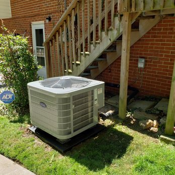 Presidential Heating & Air Conditioning - Outdoor compressor level and to code - Heating & Air Conditioning/HVAC Near Me - Gaithersburg, Maryland Presidential Heating & Air Conditioning - Outdoor compressor level and to code - Heating & Air Conditioning/HVAC Near Me - Gaithersburg, Maryland