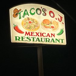 Tacos OJ - Signage from the road