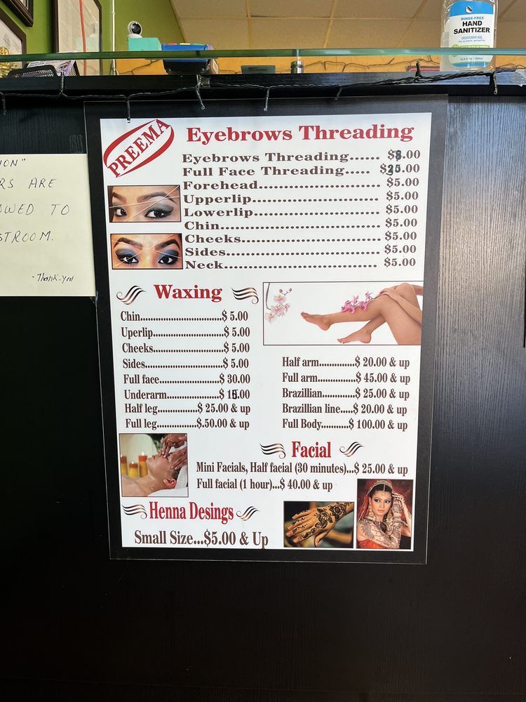 PREEMA EYEBROW THREADING Updated September 2024 65 Photos & 48