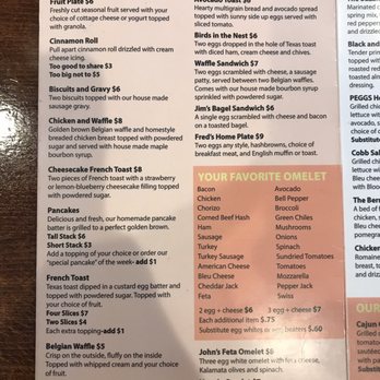 PEGGS - Breakfast menu - American Near Me - South Bend, Indiana PEGGS - Breakfast menu - American Near Me - South Bend, Indiana