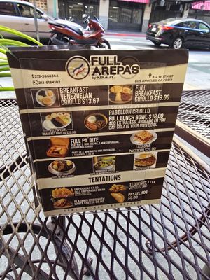 Menu photo 3 Full Arepas Los Angeles, CA Menu photo 3 Full Arepas Los Angeles, CA