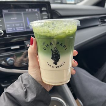 Cha Papi - "The Grinch" special. Chestnut matcha. - Donuts Near Me - West Hartford, Connecticut Cha Papi - "The Grinch" special. Chestnut matcha. - Donuts Near Me - West Hartford, Connecticut