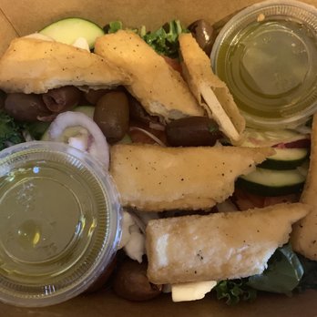 Kale My Name - Greek Salad with tofu - Vegetarian Near Me - Chicago, Illinois Kale My Name - Greek Salad with tofu - Vegetarian Near Me - Chicago, Illinois