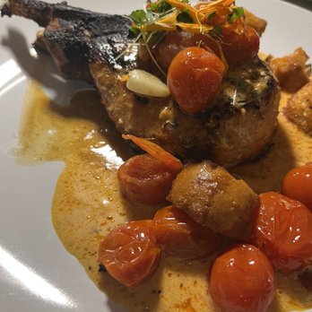 Sea Salt - The bone in pork chop was delicious! - New American Near Me - Anna's Retreat, Virgin Islands Sea Salt - The bone in pork chop was delicious! - New American Near Me - Anna's Retreat, Virgin Islands
