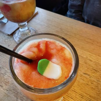 Applebee's Grill + Bar - Merry Berry colada supposed to be Santa Claus gummy - American Near Me - Newburgh, New York