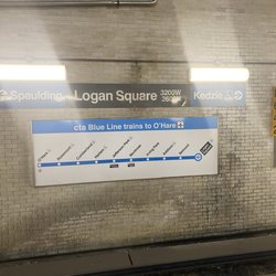 CTA - Logan Square - Cleanest stop for sure!