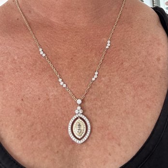 Blue Diamond Jeweler - The center stone was repurposed into something that I can wear with absolutely anything! - Watches Near Me - Manhattan Beach, California