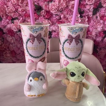 Bober Tea & Coffee - Surprise plush toys in the bottom of our cups! - Donuts Near Me - Sacramento, California Bober Tea & Coffee - Surprise plush toys in the bottom of our cups! - Donuts Near Me - Sacramento, California