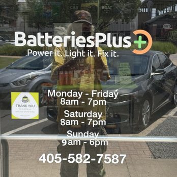 Batteries Plus - Store days and hours - Battery Stores Near Me - Midwest City, Oklahoma Batteries Plus - Store days and hours - Battery Stores Near Me - Midwest City, Oklahoma