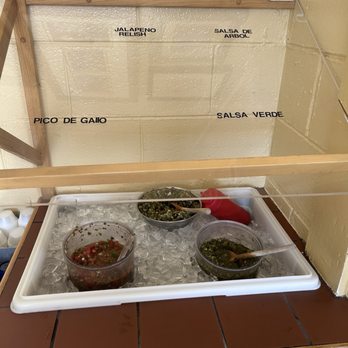 Nopalitos - Salsa bar - Mexican Near Me - Sacramento, California