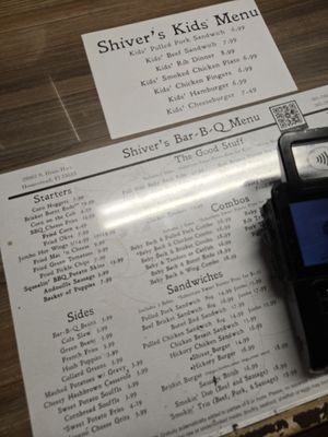 Menu photo 1 Shiver's BBQ Homestead, FL Menu photo 1 Shiver's BBQ Homestead, FL