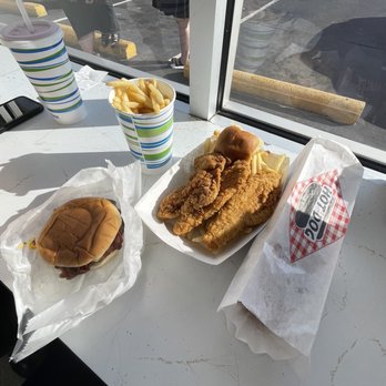Tastee Freez - a chicken sandwich and fries - Hot Dogs Near Me - Madison, Virginia