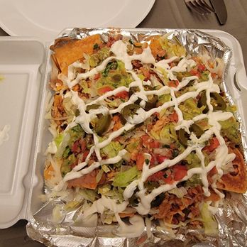 Casa del Taco - El Nacho Libre with Chicken very good - Tacos Near Me - Framingham, Massachusetts
