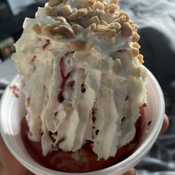 Rainbow Drive-in Express - Strawberry soft serve