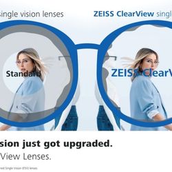 Third Avenue Eyecare - ZEISS lenses available here.  This is the ClearView single vision option.