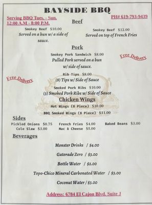 Menu photo 1 Bayside Fish & Chips San Diego, CA Menu photo 1 Bayside Fish & Chips San Diego, CA