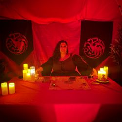 Tree of Life Spiritual Guidance - Reading tarot at House of the Dragon Halloween!