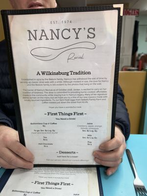 Menu photo 1 Nancy's Revival Pittsburgh, PA Menu photo 1 Nancy's Revival Pittsburgh, PA