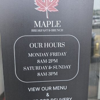 Maple - Breakfast & Brunch Near Me - Indianapolis, Indiana