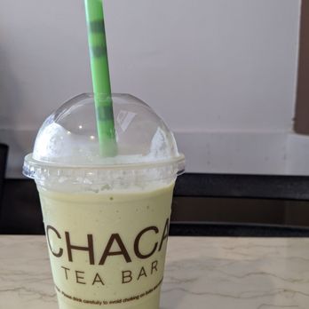 Chaca Tea Bar - Avocado Frappe with Boba! So good and tastes like avocado!! - Coffee & Tea Near Me - Redlands, California Chaca Tea Bar - Avocado Frappe with Boba! So good and tastes like avocado!! - Coffee & Tea Near Me - Redlands, California